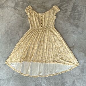 Juniors Small No Boundaries Yellow Sundress